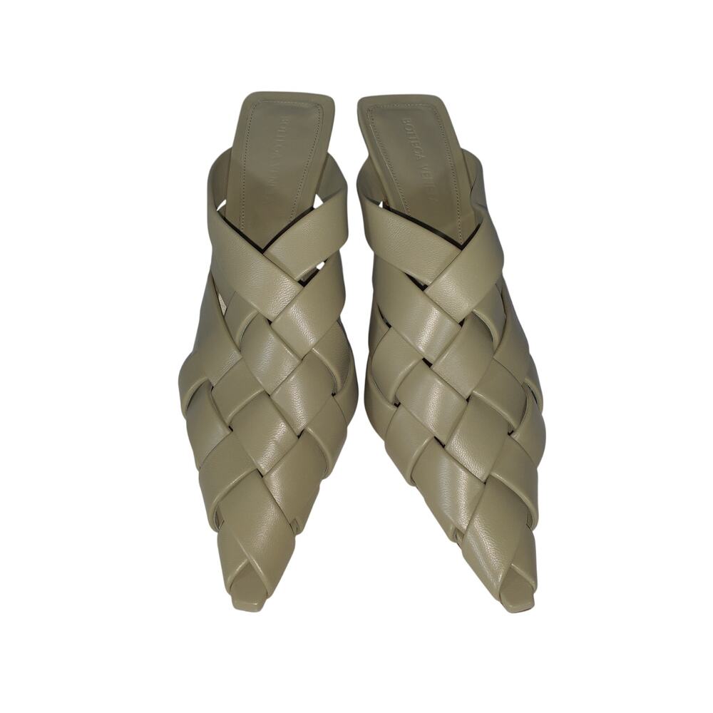 Bottega Veneta Woven Travertine Alfie Mule Pump Size 39 / US 9 - Picture 4 of 6